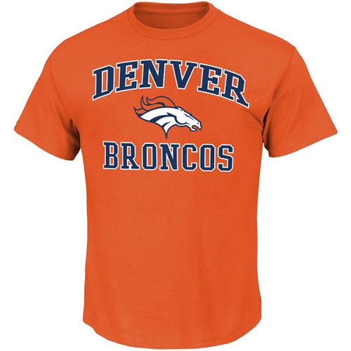 NFL Denver Broncos Majestic Big and Tall Heart & Soul III T-Shirt